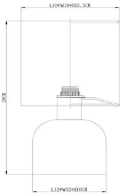 Lampă de masă Lucide 10516/01/44 WOOLLY 1xE14/40W/230V portocaliu