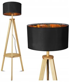 Lampă de podea 1xE27/40W/230V neagră