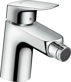 Baterie bideu Hansgrohe Logis 70 monocomanda crom lucios