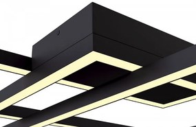 Lustra LED aplicata design modern Rida neagra MYMOD015CL-L80B