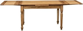 Masa extensibila, L140(240) 80 H80 cm, natur antichizat, lemn masiv