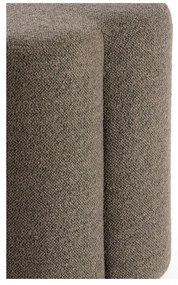 Taburet maro cu tapițerie din stofă bouclé Nalani – Light &amp; Living