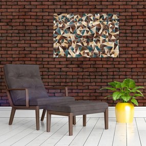 Tablou - Triunghiuri (90x60 cm)