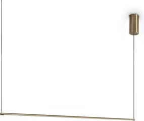 Lustra LED suspendata minimalista ESSENCE SP ROUND OTTONE 3000K