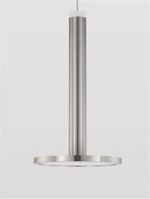 Lustra / Pendul LED modern design minimalist PALENCIA nickel