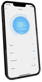 Klimatizácia 12000 BTU/h s funkciou wifi/app, diaľkovým ovládaním a časovačom