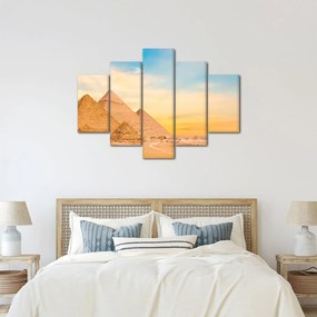 Tablou cu piramidele din Egipt (150x105 cm)