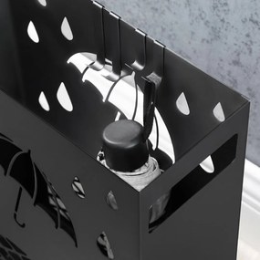 Suport metalic pentru umbrele RAIN, 28x12x41cm, negru SongmicsHome