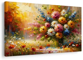 Tablou buchet multicolor