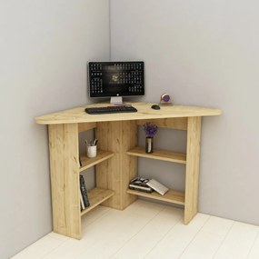 Birou Corner Sapphire Oak