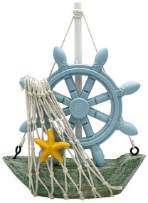 Barca lemn decorativa ESCAPE, 10x14cm