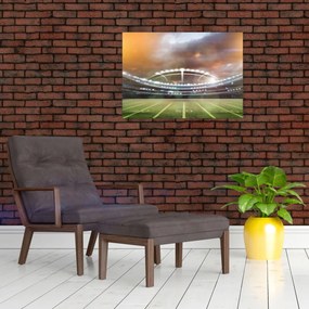 Tablou pe sticlă - Stadion (70x50 cm)