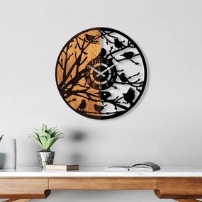 Ceas de perete d. 56 cm 1xAA lemn/metal