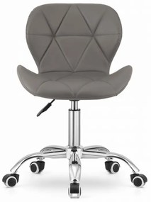 Scaun de birou AVOLA bej-gri din piele ecologica