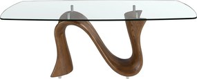 Masa dining design LUX Walnut 220x100cm
