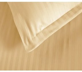 Cearceaf de pat cu elastic + doua fete perna, 180x200, culoare Crem