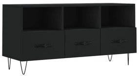 vidaXL Dulap TV, negru, 102x36x50 cm, lemn prelucrat