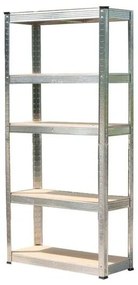 Raft depozitare, metalic, 5 polite, 175 kg, 90x40x180 cm