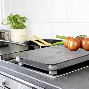 WENKO 53906100 - Capac pentru plită 30 x 52 cm, gri/transparent