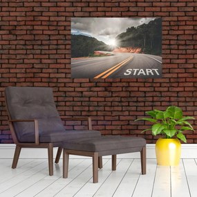 Tablou - Drum start (90x60 cm)