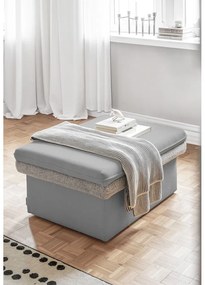 Taburet gri deschis Wilson – Miuform