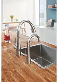 GROHE 31726SD0 - Chiuvetă de bucătărie K700 550 × 450 mm inox