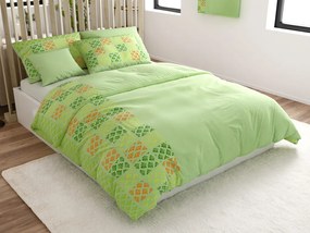 Lenjerie de pat din microsaten VELLARI, verde Dimensiune lenjerie de pat: 70 x 90 cm | 140 x 200 cm