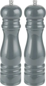 Set 2 rasnite din lemn gri pentru sare si piper GREY