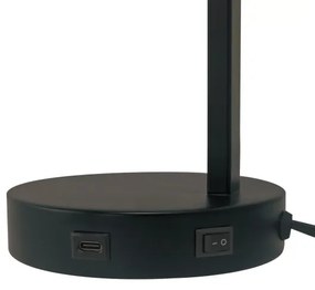 Nordlux - Lampă de masă WILMER 1xE14/40W/230V neagră