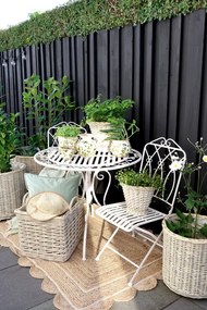 Set 3 Ghivece French Basket din salcie impeltita, Jardin