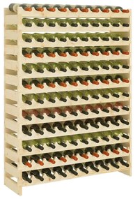 Suport de vinuri, 101x29x134 cm, lemn masiv de pin