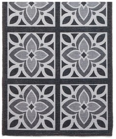 Covor tip traversă gri închis lavabil 76x230 cm Victoria Grey – Think Rugs