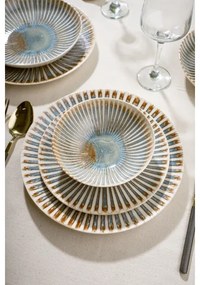 Set de masă, 24 piese, multicolor, porțelan