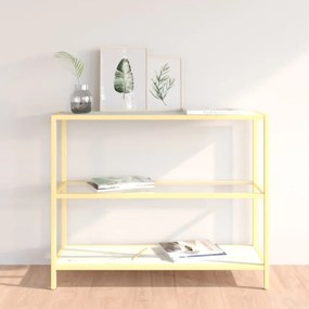 331636 vidaXL Raft, alb marmură/transparent, 100x36x90 cm, sticlă securizată
