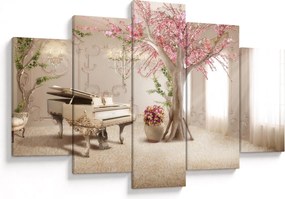 Tablou - Interior de vis cu pian (150x105 cm)