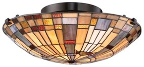 Quoizel QZ-INGLENOOK-F-SMALL – plafonieră INGLENOOK, 2x E27/60W/230V, Ø 40,7 cm