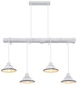 Lustră pe cablu Globo 54050-4H JOWITA 4xE27/40W/230V