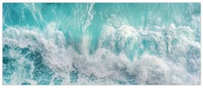 Tablou - Vedere a valurilor oceanului (120x50 cm)