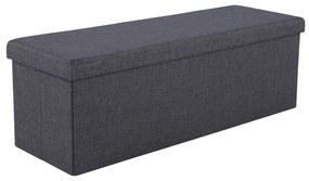 Taburet pliabil Umina gri 114/38/38 cm