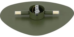 Aplică STONE 2xG9/8W/230V 30x39 cm verde