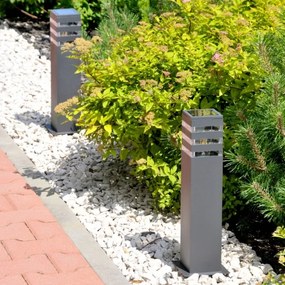 Lampă de exterior LED RGBW TEKSAS, reglabilă, 1xE27/12W/230V, 44 cm, IP44, antracit