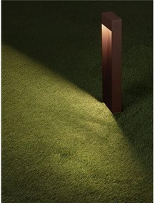 Stalp LED iluminat exterior IP65 MOLAT Corten H-60cm