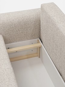 Canapea extensibilă Velamo - chenille bej deschis Bella 05