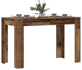 vidaXL Masă de bucătărie, lemn vechi, 120 x 60 x 76 cm, PAL