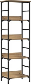 vidaXL Bibliotecă, stejar artizanal, 50x33x153 cm, lemn prelucrat