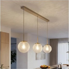 Brilagi - Lustru pe cablu STELLA 3xE27/60W/230V bej/auriu