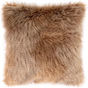 Față de pernă din blană artificială Tiseco Home Studio, 45 x 45 cm, maro