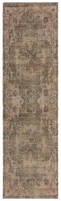 Covor tip traversă kaki țesut manual din amestec de iută 60x230 cm Selena Jute Traditional – Flair Rugs