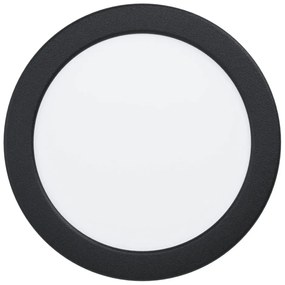 Plafonieră neagră LED/încastrată FUEVA 5 – EGLO