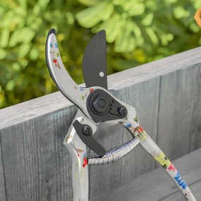 Outsunny Set de unelte de grădinărit 3 piese din aluminiu cu foarfecă, lopată de grădină, greblă manuală, ideal pentru tăiere | Aosom Romania